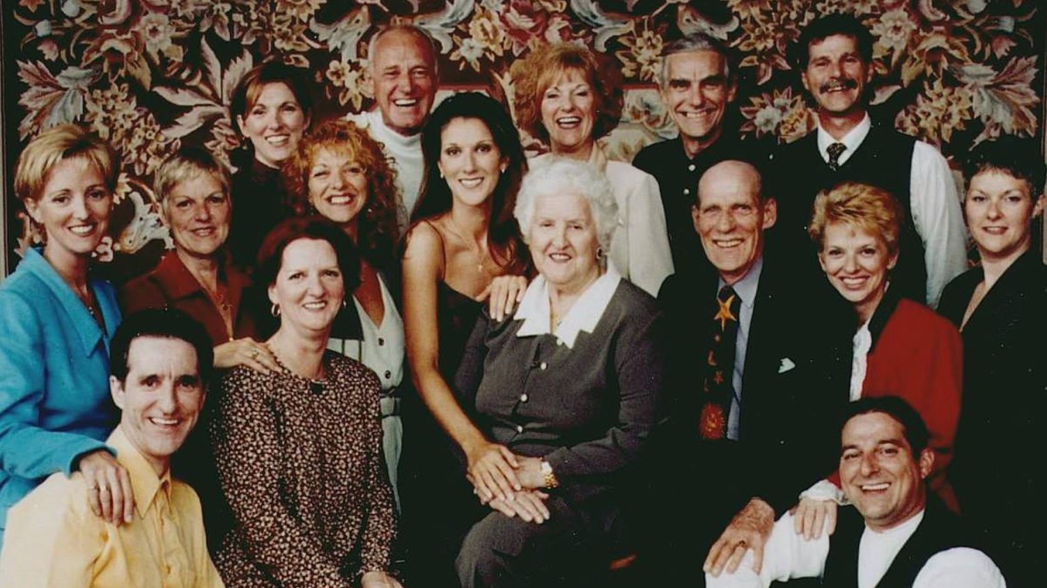 Family group in an archival photograph