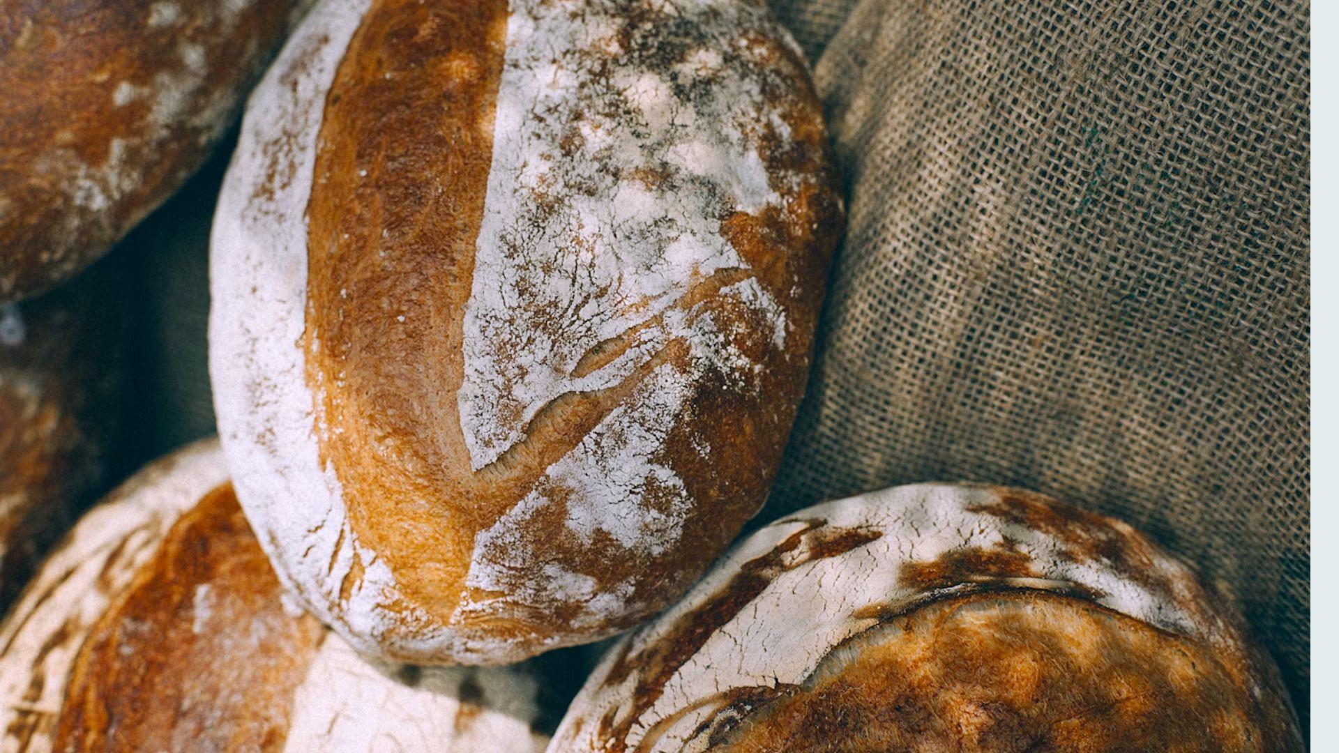 Crusty loaves of bread; illustrative archive photograph.