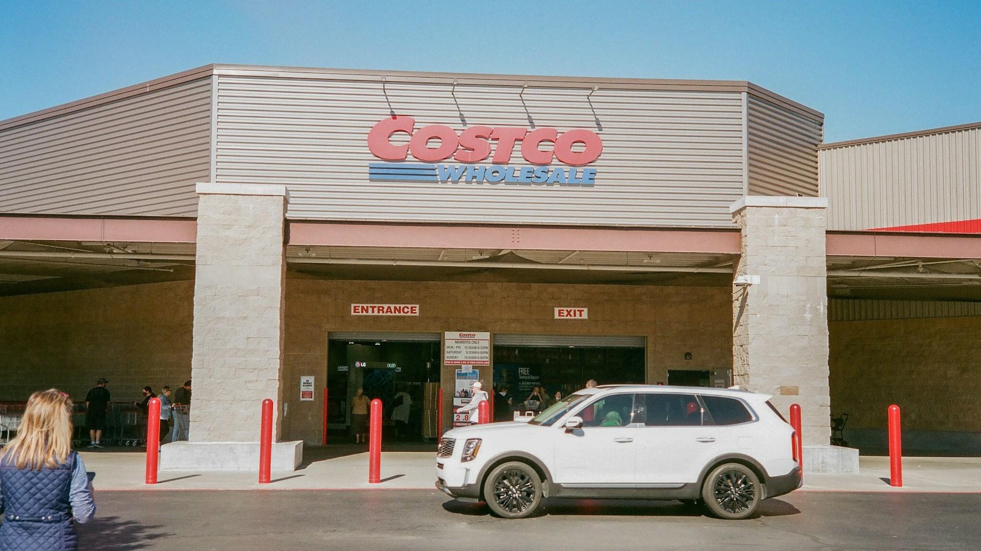 Costco storefront; archive photograph.