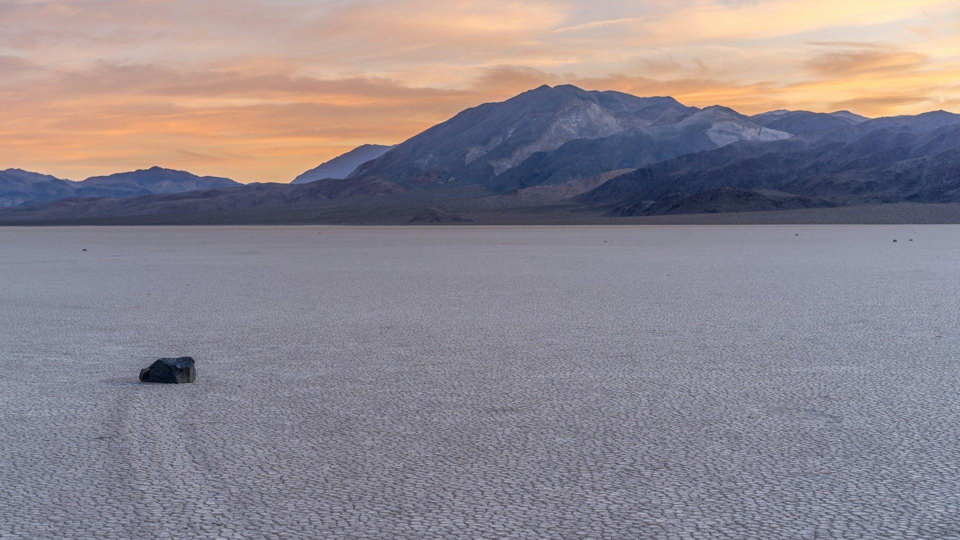 A wide salt-flat landscape; illustrative archive photograph.