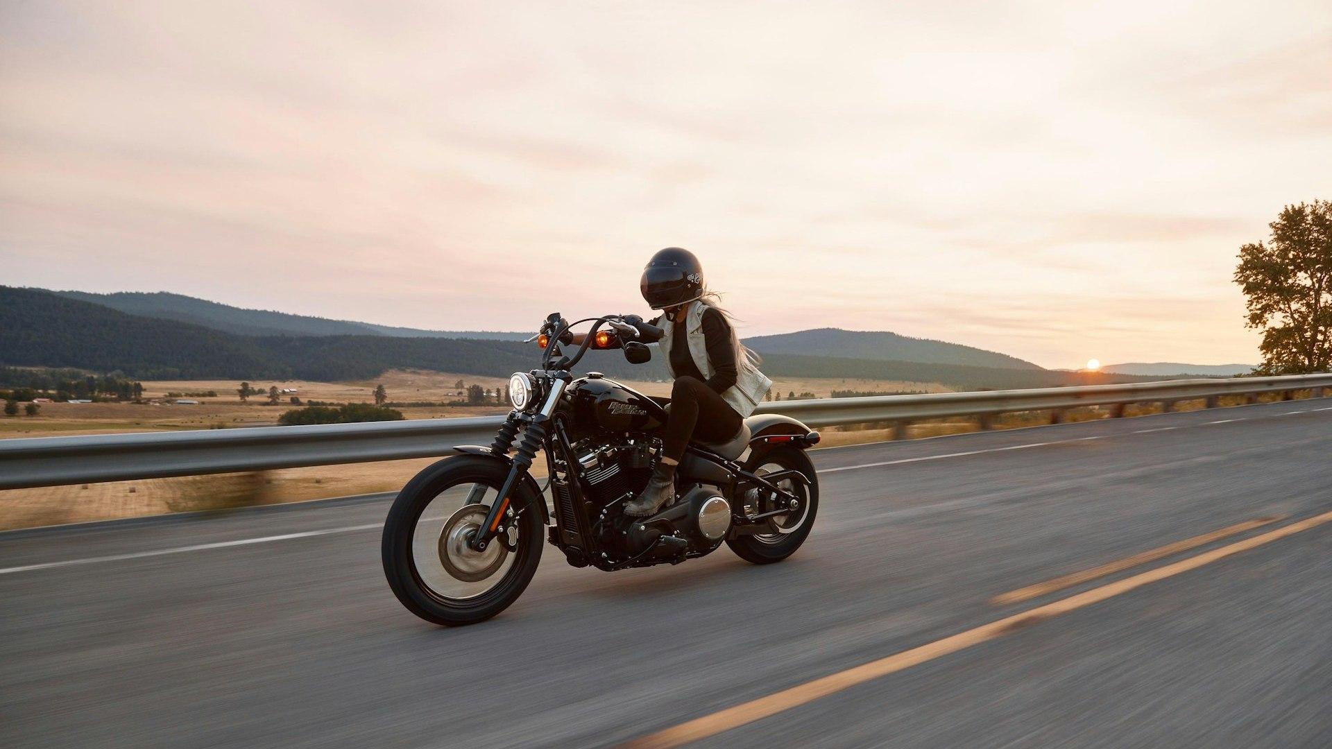 A motorcyclist on a road; illustrative archive photograph, not an identified rider from the incident.