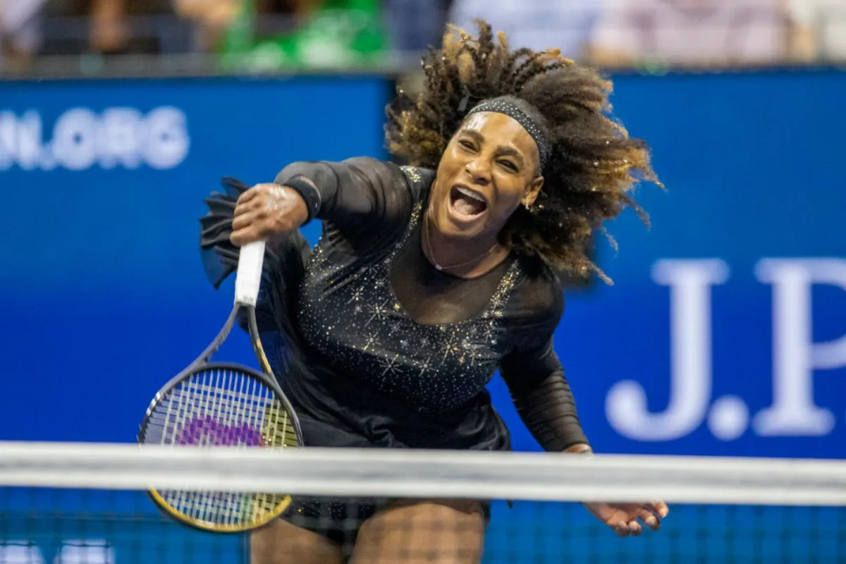 Serena Williams in action during the US Open Tennis Championship 2022