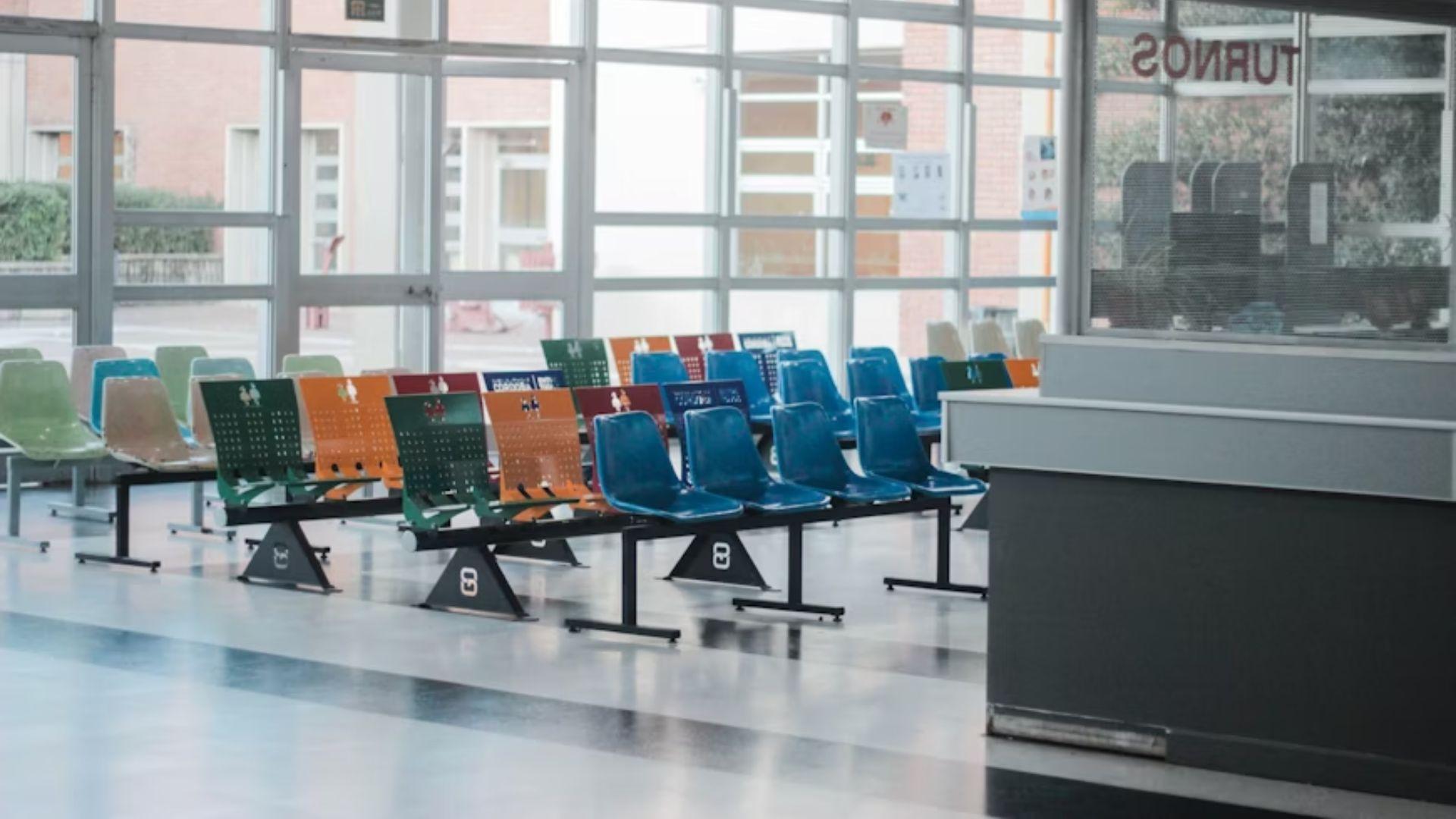 An airport waiting area; illustrative archive photograph.